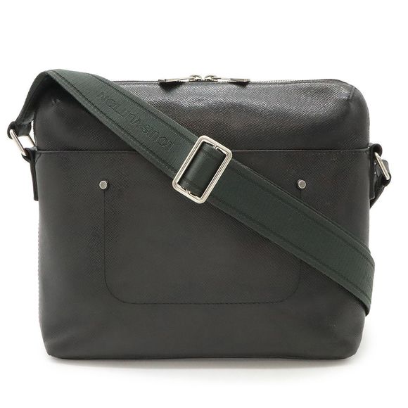 Louis Vuitton Taiga Grigori Messenger PM Shoulder Bag Diagonal Ardoise Black - Picture 1 of 9